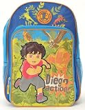 Nickelodeon Diego Large Backpack and One Cars Travel Game Card Set