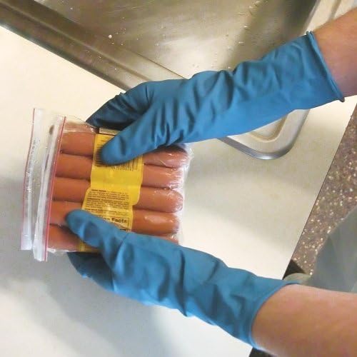 Seidman Associates GRHL-LGE-5M-P 13 Mil Latex Diposable Gloves - L