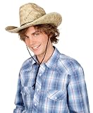 Chapeau de paille Dallas Bull adulte