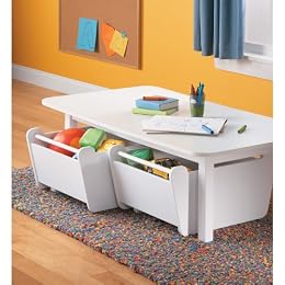 Circo&reg; Activity Table with Bins - White