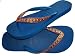 U.F. UNIVERSITY OF FLORIDA GATORS SWAROVSKI CRYSTAL HAVAIANAS FLIP FLOPS U.S. SIZES 6...