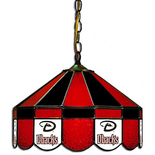 Imperial Arizona Diamondbacks Licensed 16-Inch Diameter Stained Glass Pub Light