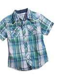 GUESS Kids Boys Big Boy Underground Plaid Shirt