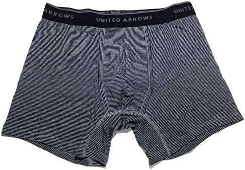UNITED ARROWS Boxer Brief Striped Black UA-23 Men's underwear XL(37in-41in)