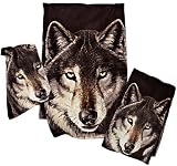 Wolf 3 Piece Towel Set