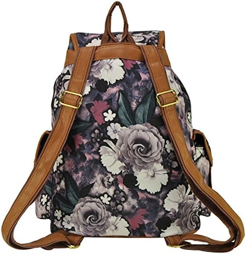 Vienlove(TM) Cute Canvas Girls Backpacks for School Floral Print Book/ School...