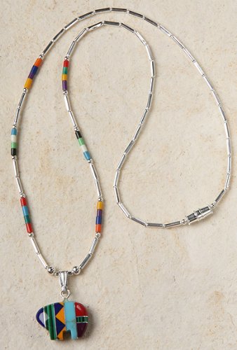 Necklace - Mosaic Bear Fetish