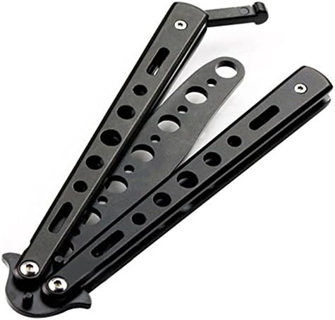 Practice Balisong Butterfly Knife Style Metal Trainer Tool Shape