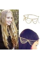 Fashion Gothic Women Ladies Crown Head Chain Headpiece Headdress Headwrap Hair Chain