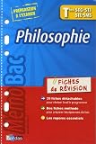Philosophie Tles STG-STI-STL-SMS : Fiches de révision