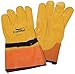 Condor/SinSco - 4FPF7 - Electrical Glove Protector, Beige/Orange, Cowhide Leather, 15 Length (pkg of 6)