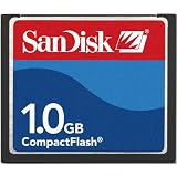 SanDisk SDCFB-1024-A10 1GB CF Type 1 Card (Retail Package)