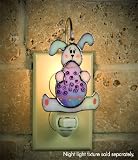 Switchables Stained Glass Easter Bunny Nightlight Cover