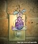 Switchables Stained Glass Easter Bunny Nightlight Cover