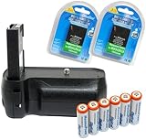 Maximal Power Replacement Battery Grip Combo for Nikon D40,  D40X, D60, and ....
