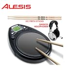 Alesis E-Practice Electronic Drum Practice Pad, Sticks And Headphones
