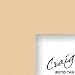 18x24 Matting for Picture Frame Custom Cut Mat Board Tan with Cream Core (B705MAT)