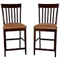 Carlyle Stool Set of 2 - Cappuccino