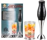 200 Watts Stainless Steel Hand Blender with Bonus Blending Jar