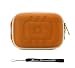 Orange Nylon Durable Slim Protective Storage Cover Cube Carrying Case with Internal Mesh Pocket and Carabiner clip for Canon Power-Shot A490 A495 A800 A1200 A2200 A3000 IS A3100 IS A3300 IS D10 ELPH 100 HS ELPH 300 HS ELPH 310 HS Powershot Point and Shoot Digital Camera + Includes eBigValue Determination Hand Strap Key Chain