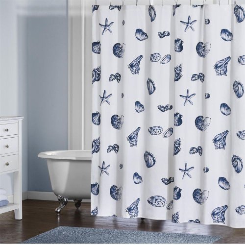 Harbor House Beach House Shower Curtain - Blue - 72x72