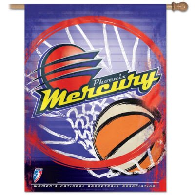 PHOENIX MERCURY OFFICIAL LOGO 27x37 BANNER FLAG