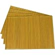 Yellow Bamboo Eco Friendly and Colorful Placemats - Set of 4