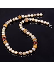 Genuine Gemstone 925 Sterling Silver Wedding Party Necklace Jewelry