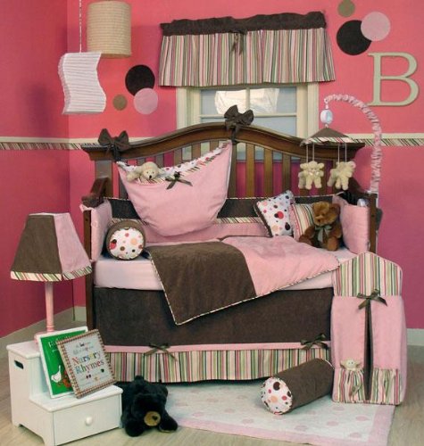 Quilt: 4 Square Combination of Brown Velvet and Pink Velvet with Stripe Cord Reverse to Pink Velvet product image