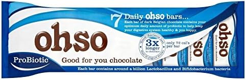 Ohso Probiotic Chocolate Bars (7 per pack - 94.5g) - Pack of 2
