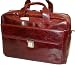 Bugatti Burgundy Leather Briefcase Laptop
