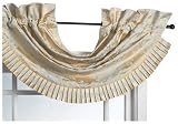 Review Croscill VAWS76466B / Croscill White Label Luminous Waterfall Swag Valance