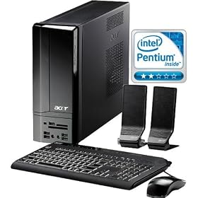 Acer Computer AX1700-U3700A Desktop PC (2.4 GHz Intel® Pentium® Dual-Core Processor E2220, 4 GB RAM, 640 GB Hard Drive, SuperMulti DL DVD Drive, Vista Home Premium)