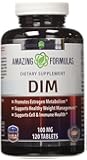 Amazing Nutrition DIM 100 Mg 120 Tablets - Promotes Estrogen Metabolism - Supports Heathy Weight Management