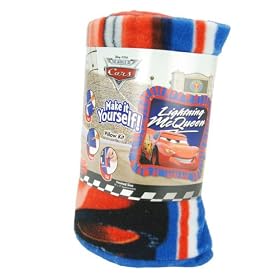 Cars Mcqueen I Am Speed-No Sew Pillow