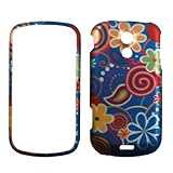 Rubberized Blue Orange Yellow Silver Red Purple Flower Polka Snap on Design ....