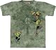 Distinctive Peace Tree Frog T-Shirt by The Mountain 100% Cotton Short Sleeve Shirt fits Kids, Teens & Adults Free Shipping This Week Only