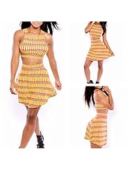 Sexy Polyester Sleeveless Cocktail Bandage Dress/Bodycon Dress/Club Dress/Evening Dress/Party Dress/Bodysuit 