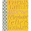 A Literary Address Book (Spiral) (Hardcover)