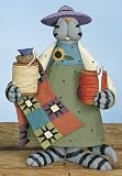 WilliRaye Studios Quilting Bea Figurine 51cmSwFeABL. SL160 WilliRaye Studios Quilting Bea Figurine