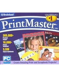 Software: PrintMaster 18.1 - Broderbund