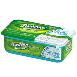 Swiffer Sweeper Wet Mopping Cloths, Open Window Fresh Scent, 24-Count Tubs (Pack of 3)