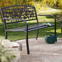 Big Sale Coral Coast Birds and Flowers 4-ft. Curved Back Garden Bench