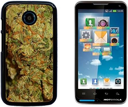 Marijuana Kush Weed Hard Plastic and Aluminum Back Case for Motorola Moto E