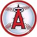 Amscan LA Angels Anaheim Round Dinner Plates, 9