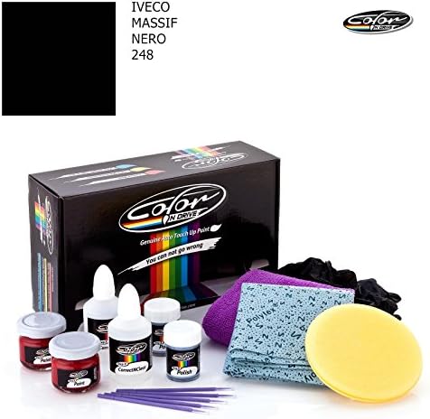 IVECO MASSIF / NERO - 248 / COLOR N DRIVE TOUCH UP PAINT SYSTEM FOR PAINT CHIPS AND SCRATCHES / PLUS PACK