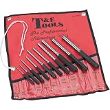 T & E Tools Roll-Pin Punches - 10-Pc. Set, Model# J8910
