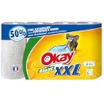 Okay XXL - Essuie-Tout Blanc x 4 Roul...