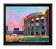 Busch Stadium - Wall Framed Canvas Art Print - St. Louis Cardinals