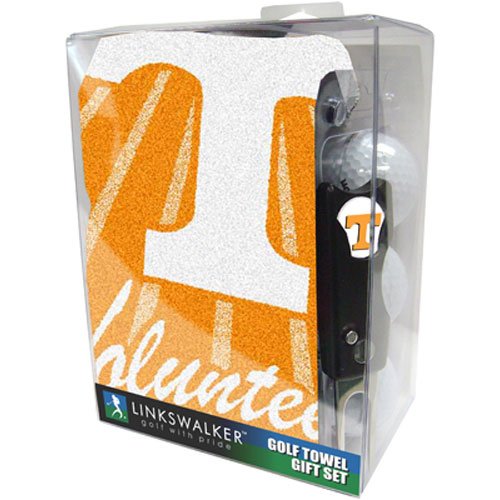 Tennessee Volunteers Ncaa Jacquard Golf Towel Gift Pack W/ Balls Repair Tool Marker
